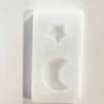 תבנית סיליקון ירח וכוכב 4.5-8 סמ