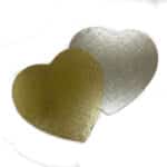 תחתית פוקר לב 23 סמ 4 ממ עובי זהב כסף