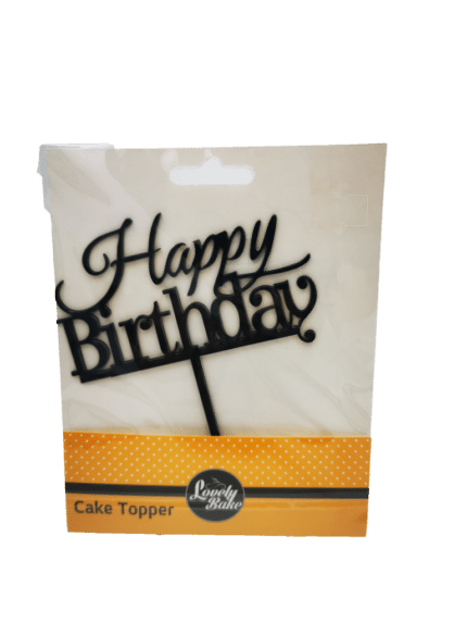 טופר לעוגה HB שחור דגם 2874