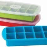ג'וי מגש סילקון גמיש לקוביות קרח + מכסה