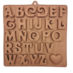 תבנית סיליקון אותיות עומדות אנגלית ג-5 סמ דגם לוסי