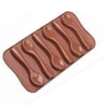 תבנית לשוקולד 6 כפיות מסילקון 9.3 ס"מ ES-923
