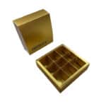 אריזה לפרלינים זהב