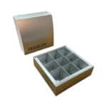 אריזה לפרלינים כסף