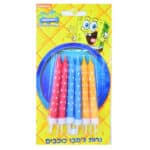 נרות ג'מבו כוכבים בוב ספוג