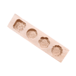 לוח עץ מעמול 4 שקעים ק. 5 ס"מ