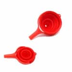 משפך סילקון מתקפל עם ידית גדול צבעים שונים 12*20 ס"מ ES-2696