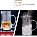 כד מידה זכוכית 0.5 ליטר