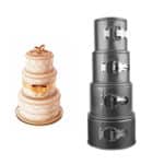 סט 4 תבניות קפיץ טפלון 18/16/14/12 גבוהות 10.5