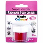 צבע מאכל ורוד באבקה לשוקולד מג'יק