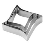 סט 3 חותכני עוגיות מעויין 1.6*4.5/6/7 ס"מ