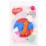 שקית 50 בלונים פסטל מעורב צבעוני