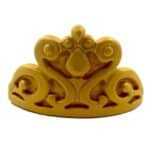 כתר נסיכה זהב בצק סוכר