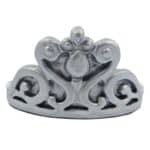 כתר נסיכה כסף בצק סוכר