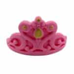 כתר נסיכה ורוד בצק סוכר