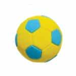 כדורגל צהוב כחול מבצק סוכר