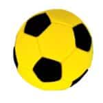 כדורגל צהוב שחור מבצק סוכר