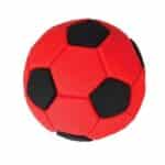 כדורגל אדום שחור מבצק סוכר