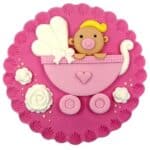 משטח מעוצב מבצק סוכר – תינוקת