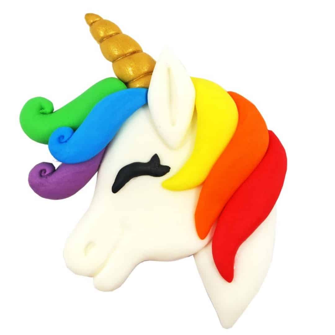 ראש חד קרן צבעוני – תמונה 1