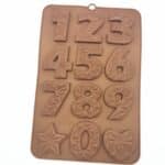 תבנית סיליקון ספרות עומדות פונט דיאנה