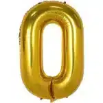 בלון מילר זהב בהיר מט ספרה 0 מילר "34
