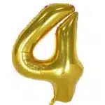 בלון מילר זהב בהיר מט ספרה 4 מילר "34