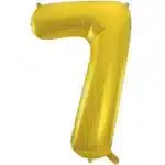 בלון מילר זהב בהיר מט ספרה 7 מילר "34