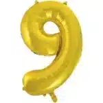 בלון מילר זהב בהיר מט ספרה 9 מילר "34