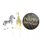 קיסמים מעוצבים ארוכים ספארי מיקס 4 יח'