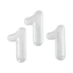 מספר שקוף מספר 1 למילוי