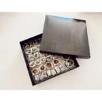 אריזה 29-29 ג-6.5 אטומה צבע שחור לסושי