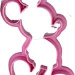 חותכן פלסטיק מיקי מאוס ורוד