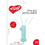 בלון מילר 34 תכלת מט ספרה 1