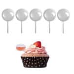 15 יח טפטפות מיני עיגול לקינוחים וסופגניות 0.4 מל 5 סמ