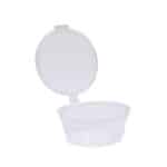 מיכל פלסטיק לרטבים עם מכסה 50 יח OZ 2