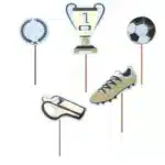 קיסמים טופרים כדורגל שחור/זהב