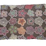 זוג פלייסמנט אבלון פרחים 100% כותנה