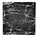 משטח MDF שיש שחור עם זהב 29 ס"מ ריבוע