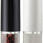 זוג מטחנות מלח פלפל שחור לבן 220 מ"ל