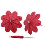 מטריות קוקטיל פרח אדום