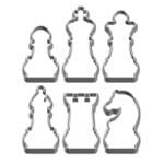 סט 6 חותכני שח מט