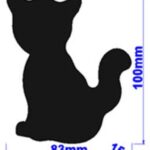 חותכן פלסטיק חתול 8.3-10 סמ