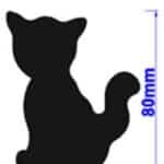 חותכן פלסטיק חתול 6.6-8 סמ