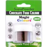 צבע מאכל ירוק לשוקולד באבקה 5 גרם מג'יק
