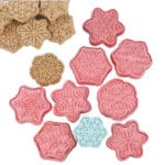 סט חותכני פתיתי שלג לחיצה