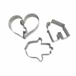 3 חותכני חמסה, בית, לב מתכת