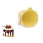 20 יח' בסיס עיגול לקינוח קוטר 9 ס"מ זהב