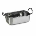 תבנית מלבנית 2 ידיות נירוסטה 6*24*30 ס"מ