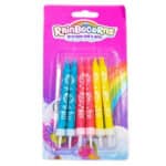 נרות ג'מבו מאויירים ריינבוקורן